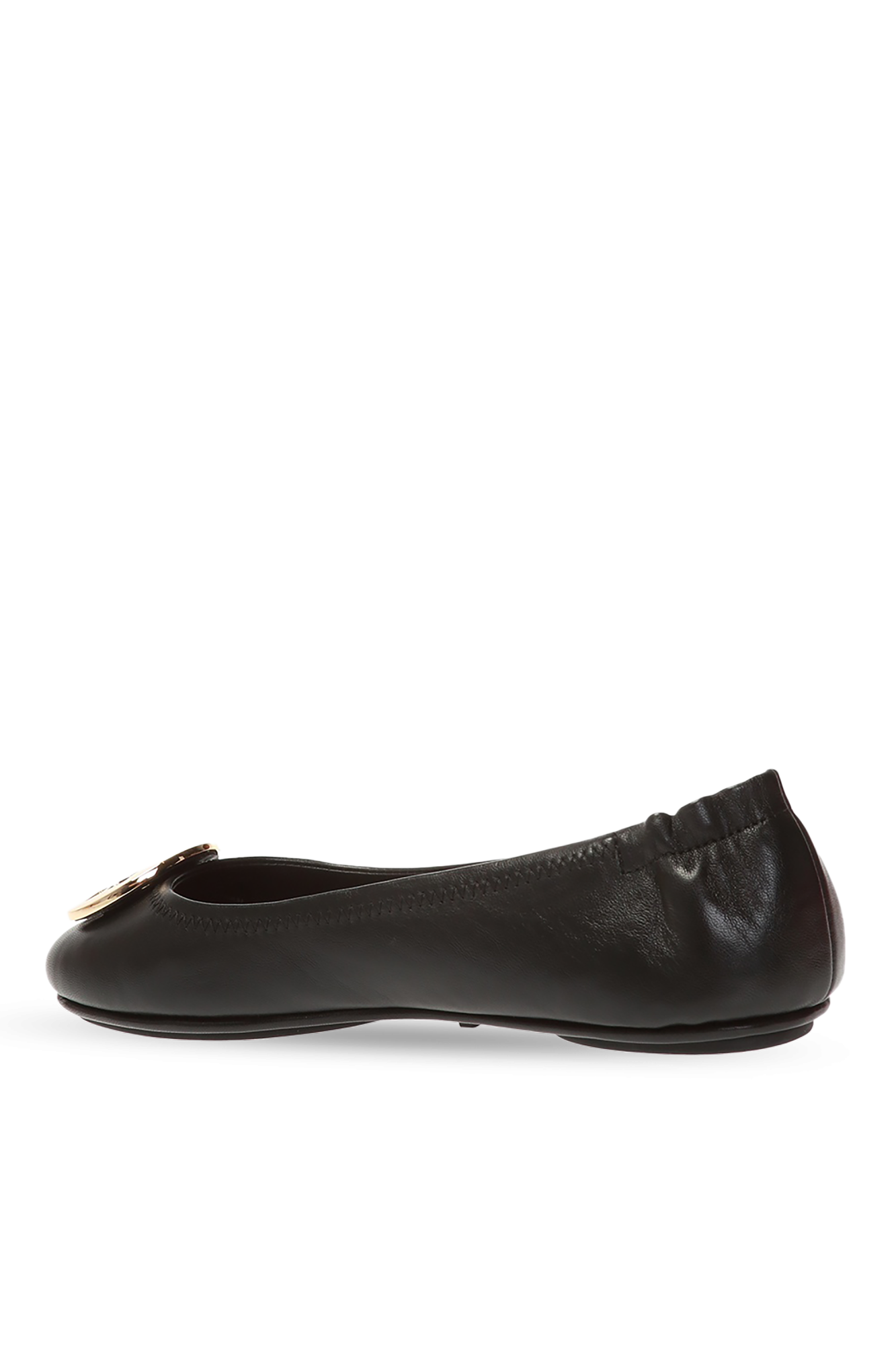 Tory Burch Leather ballet flats with logo | Women's Shoes